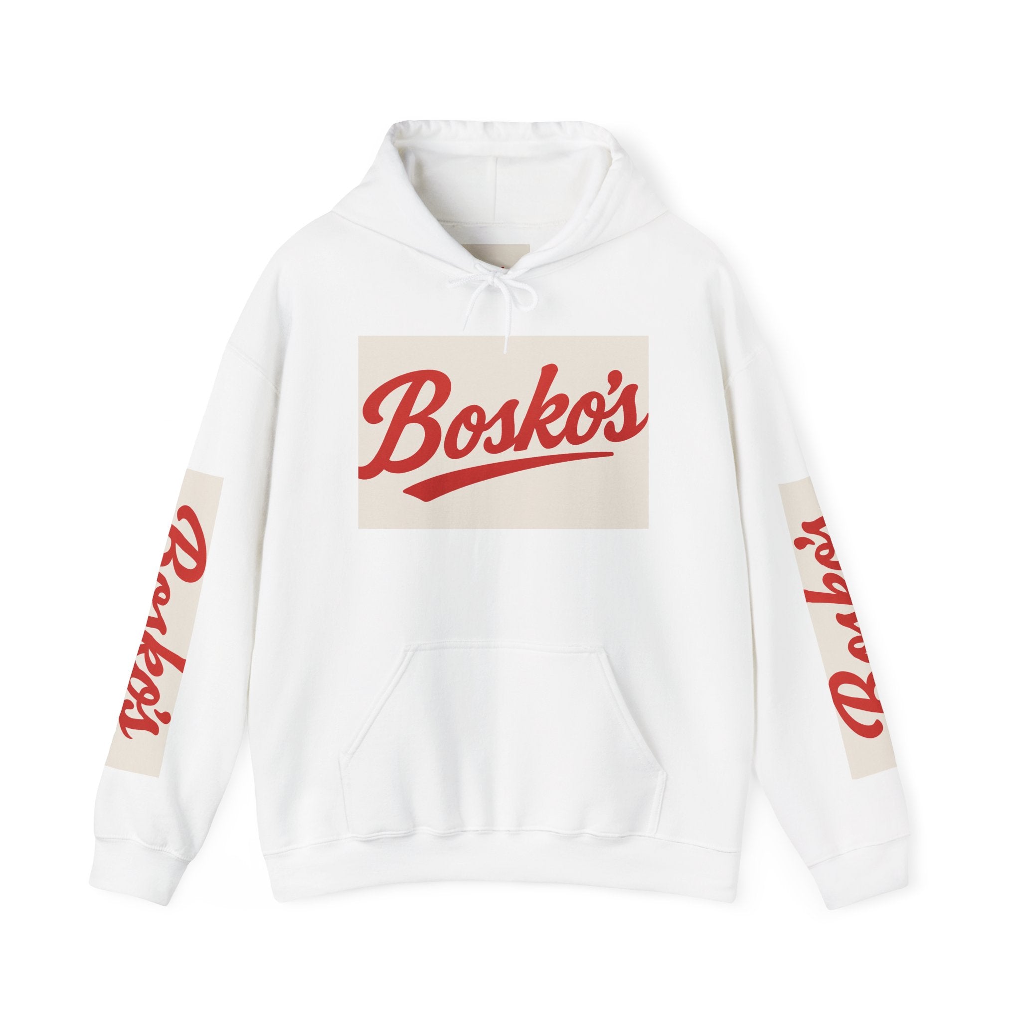Bosko’s Signature Hoodie – Classic Script Streetwear - Gymwear - Activeware Pullover