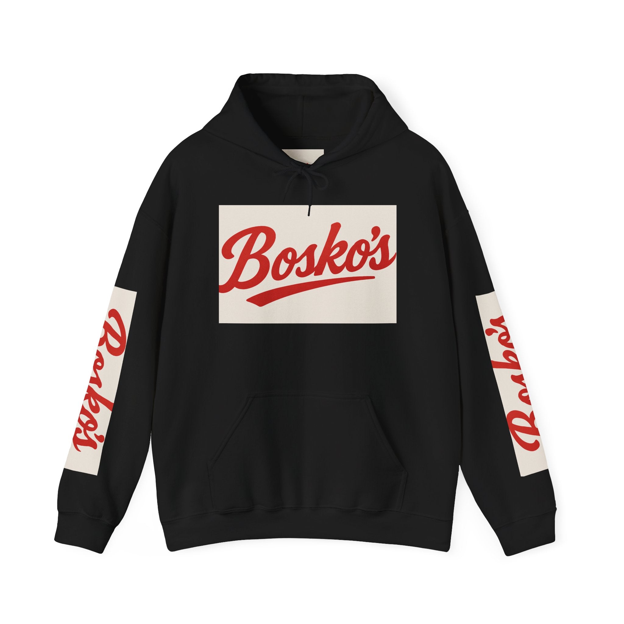 Bosko’s Signature Hoodie – Classic Script Streetwear - Gymwear - Activeware Pullover