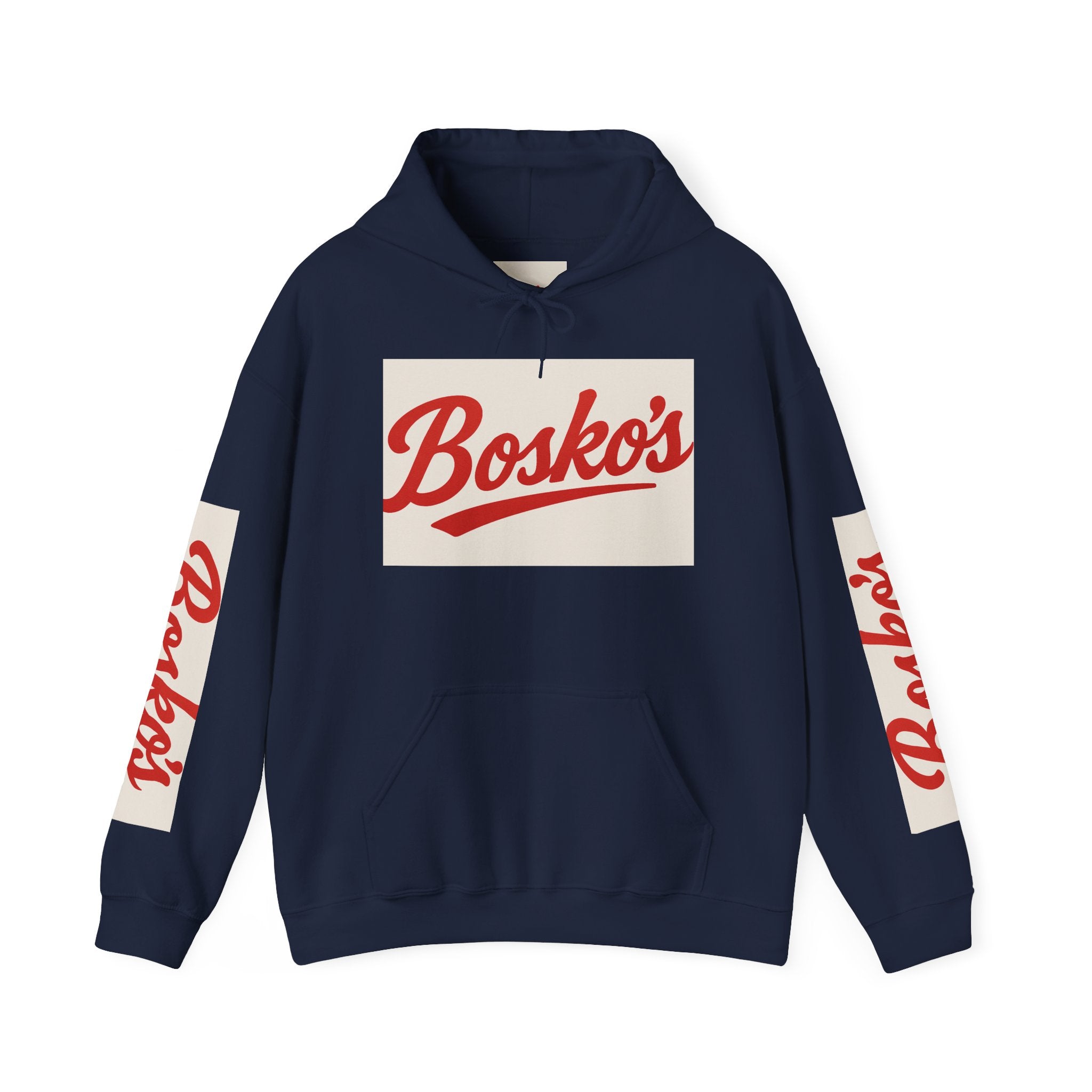 Bosko’s Signature Hoodie – Classic Script Streetwear - Gymwear - Activeware Pullover
