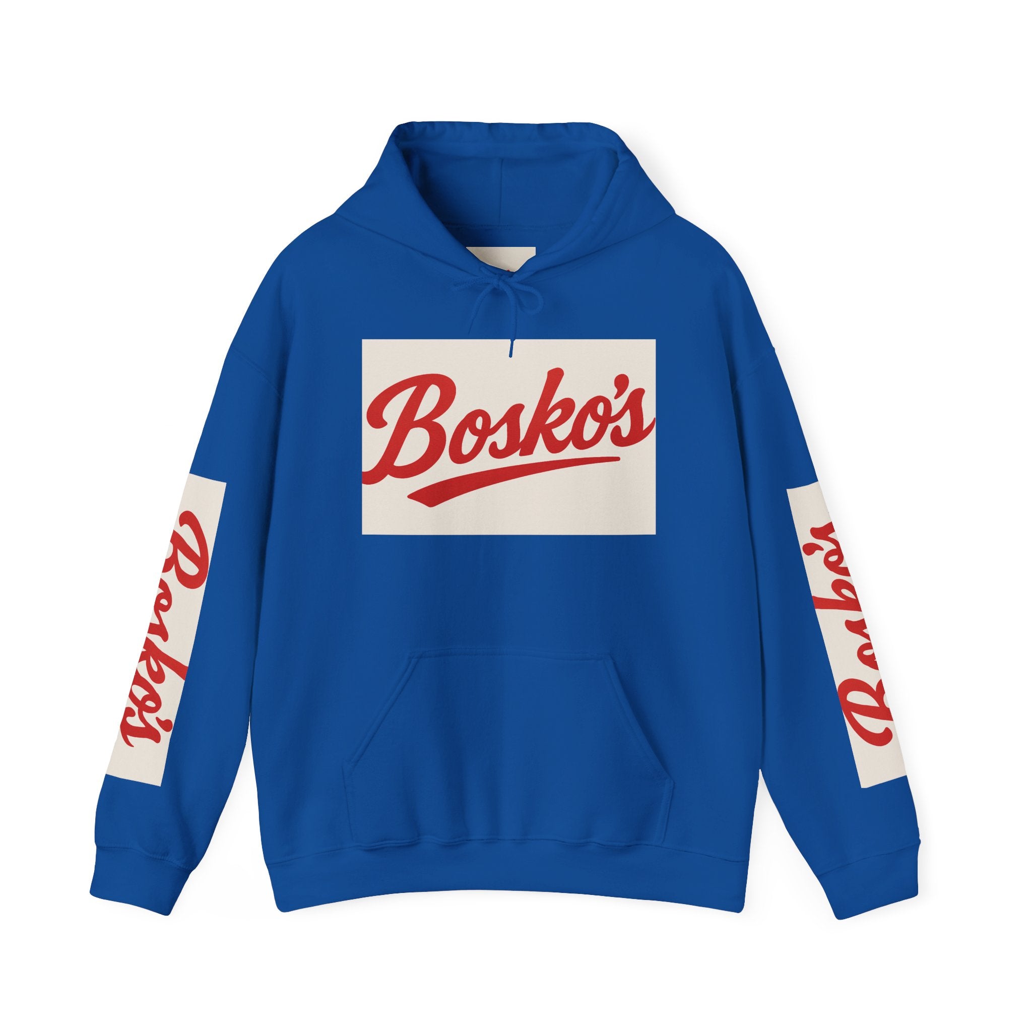 Bosko’s Signature Hoodie – Classic Script Streetwear - Gymwear - Activeware Pullover