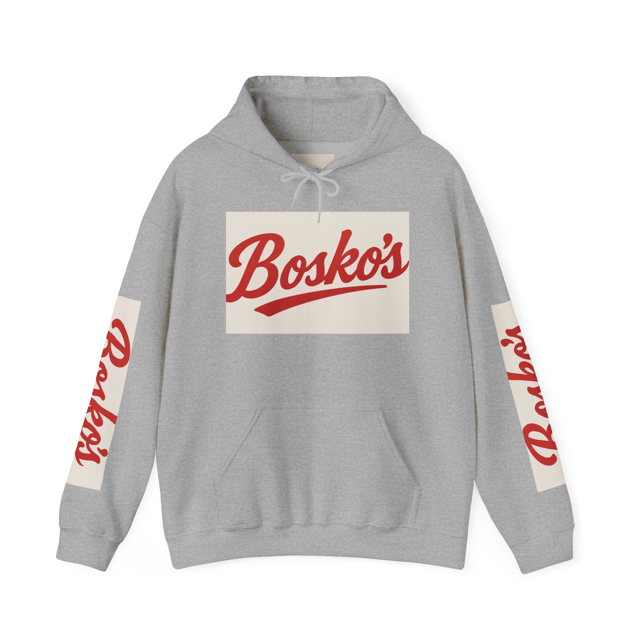 Bosko’s Signature Hoodie – Classic Script Streetwear - Gymwear - Activeware Pullover