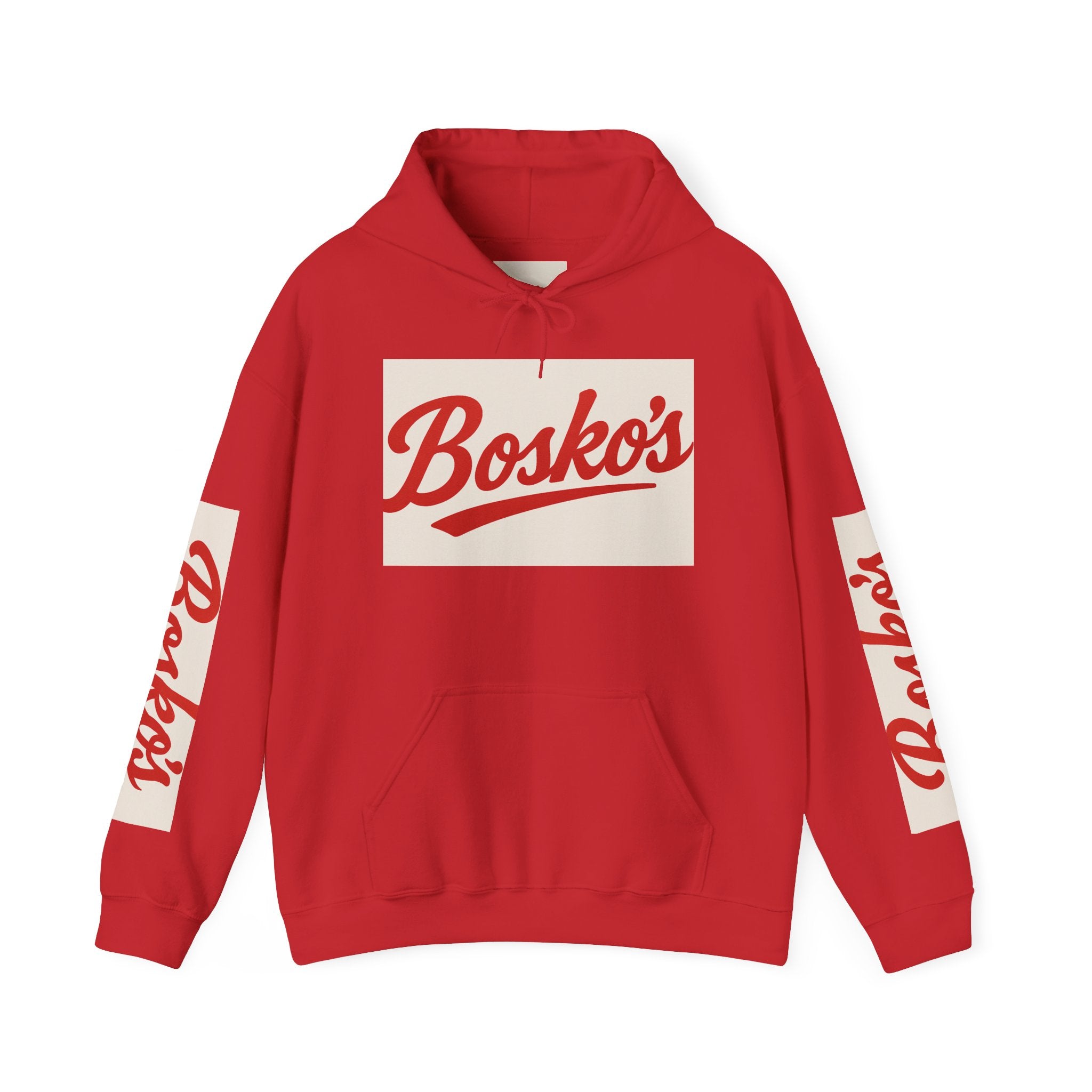 Bosko’s Signature Hoodie – Classic Script Streetwear - Gymwear - Activeware Pullover